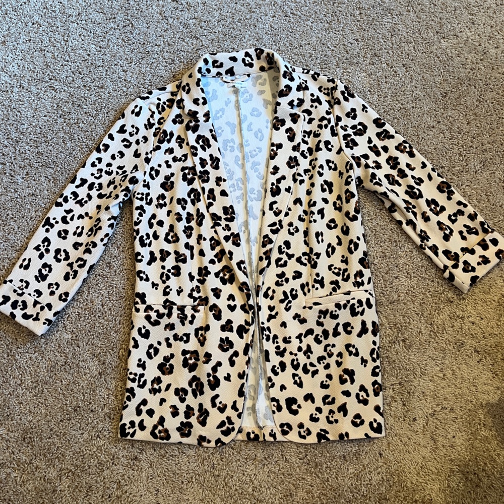 Cheetah Print Lightweight Blazer 🐆